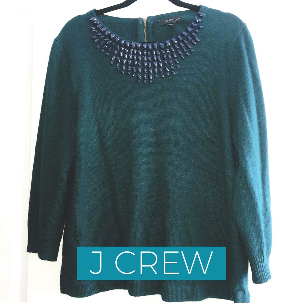 J. CREW embellished sweater